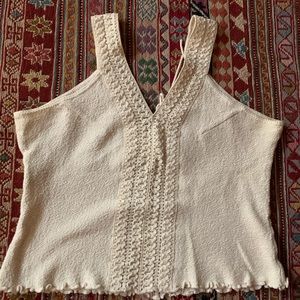 Top cotton made in Peru neutral color.